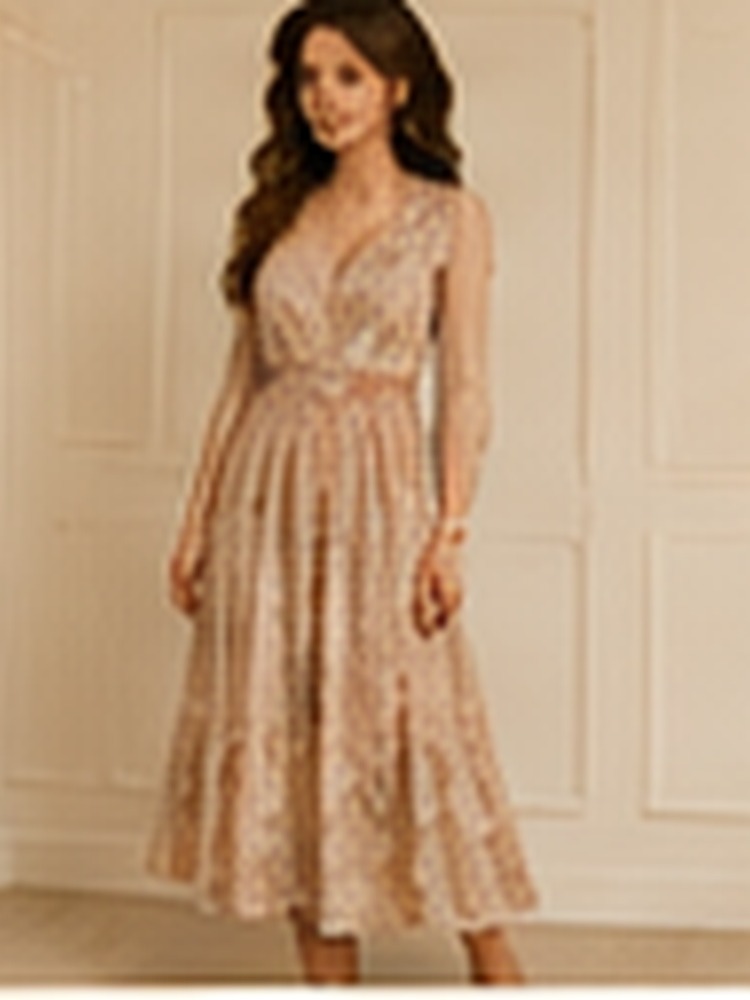 Vestido Satinado Rosa